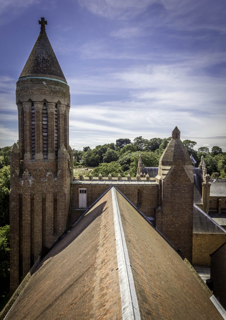 Quarr Abbey roof 5