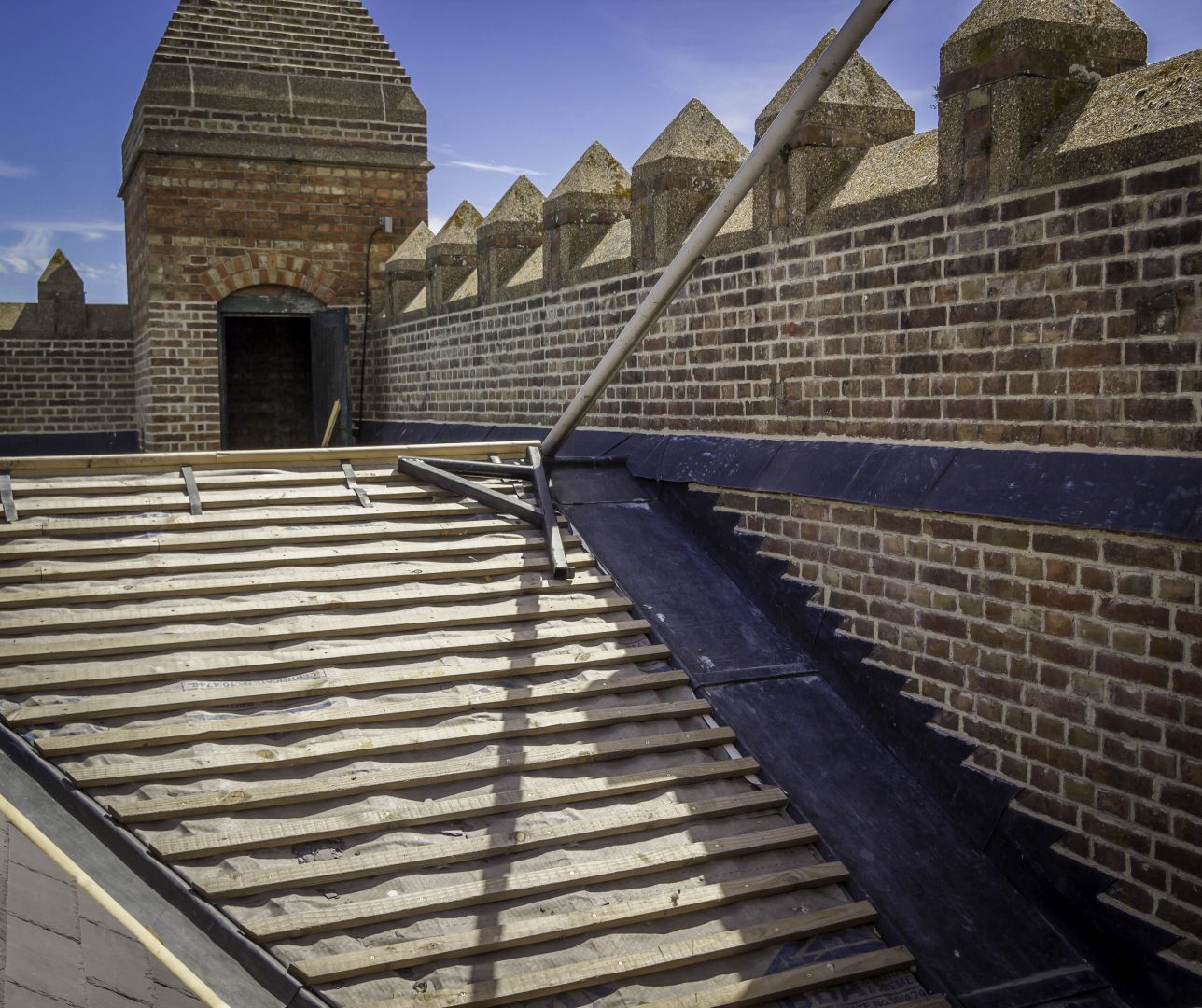 Quarr Abbey roof