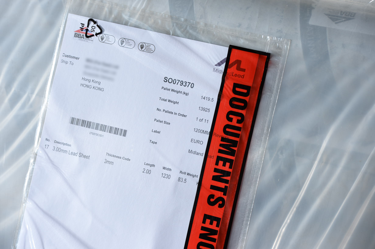 Enclose documents