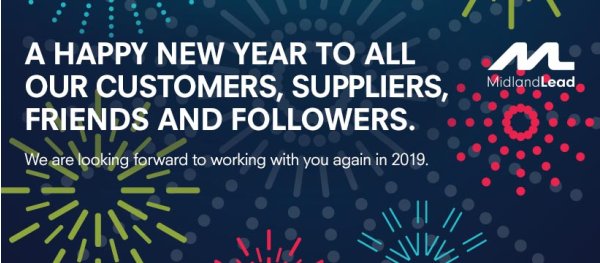 Welcome to 2019 from all at Midland Lead